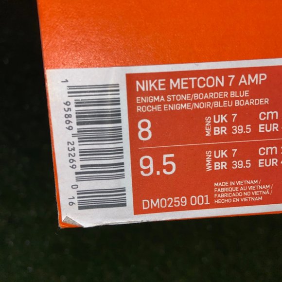 Nike Metcon 7 AMP Training Shoes Enigma Stone Boarder Blue DM0259-001 Mens main image 6